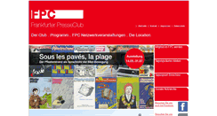 Desktop Screenshot of frankfurter-presseclub.de