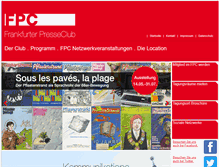 Tablet Screenshot of frankfurter-presseclub.de